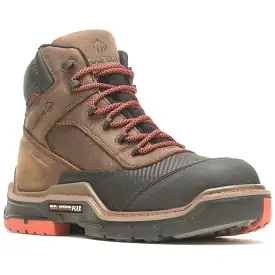 Wolverine Men's Raider Durashocks 6 WP Carbonmax Work Boot -Brown- W231042