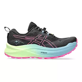 Women's ASICS Trabuco Max 2, Black/Hot Pink, 10 B Medium