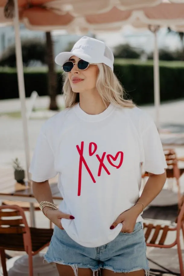 XOXO Heart Graphic Tees for Women