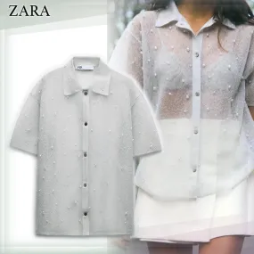 ZARA  |Elegant Style Shirts & Blouses