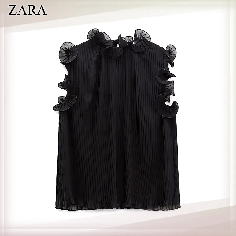 ZARA  |Party Style Elegant Style Shirts & Blouses